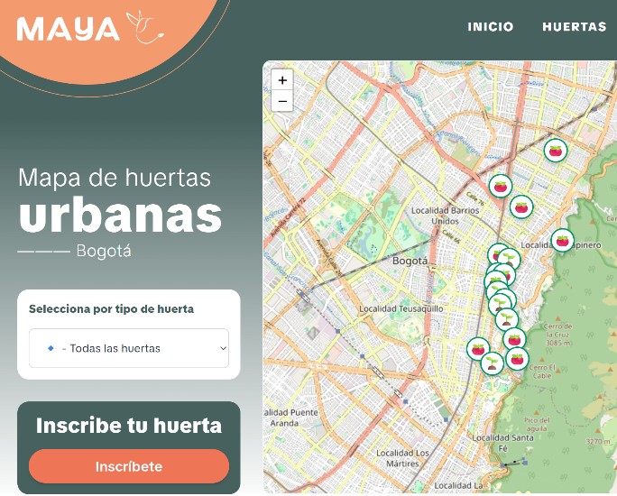 Chapinero lanza plataforma digital para huertas urbanas